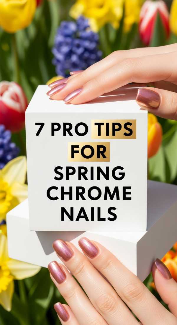 7 Pro Tips For Spring Chrome Nails 69e3c1cf553d7