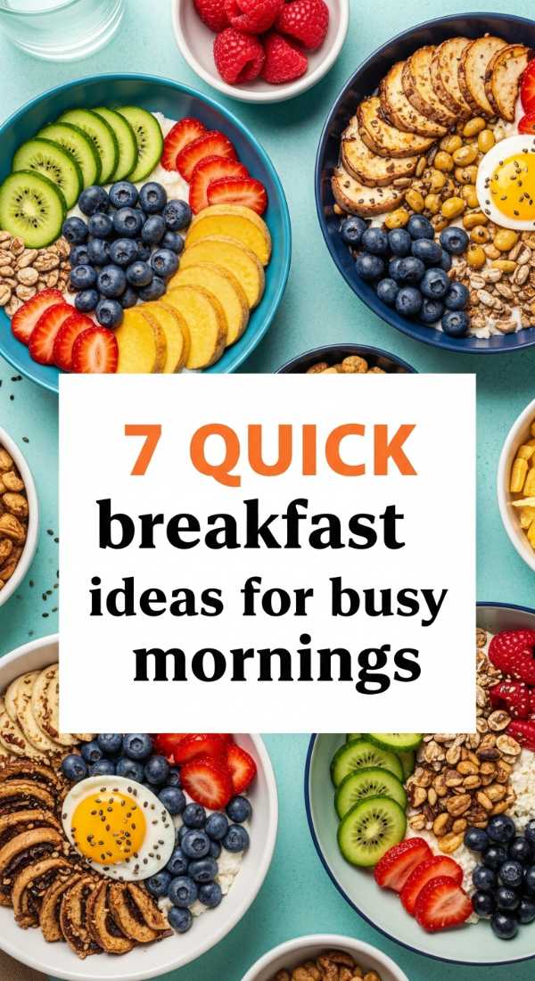 7 Quick Breakfast Ideas For Busy Mornings 69e853d81cbb7