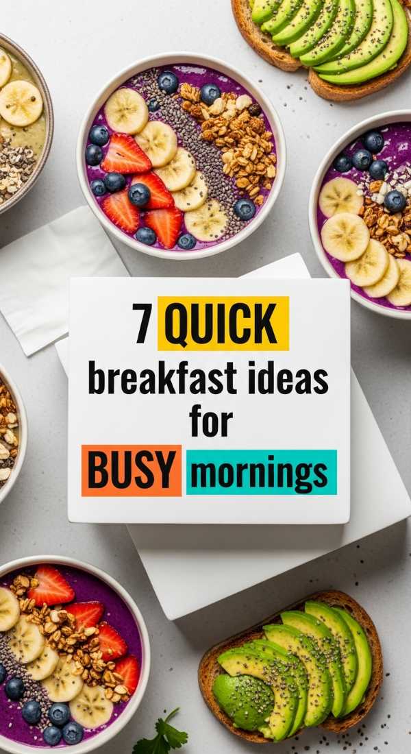 7 Quick Breakfast Ideas For Busy Mornings 69e9b56a976ff