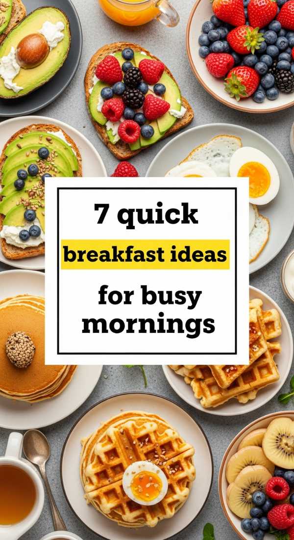 7 Quick Breakfast Ideas For Busy Mornings 69ec6f2b31391