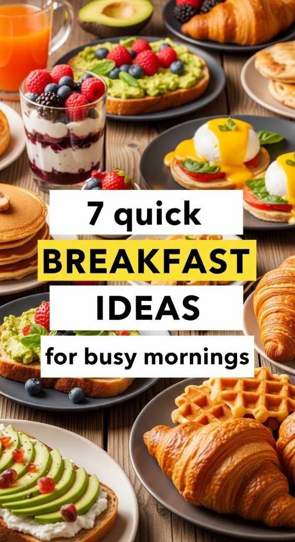7 Quick Breakfast Ideas For Busy Mornings 69f05aa7b70c0