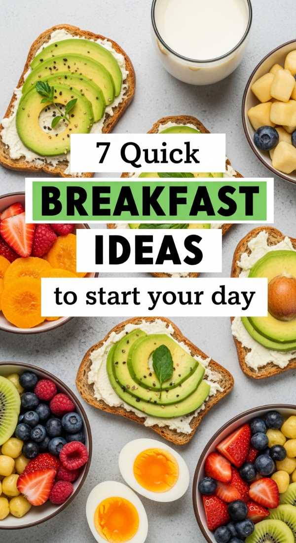 7 Quick Breakfast Ideas To Start Your Day 69e20d34bfc09