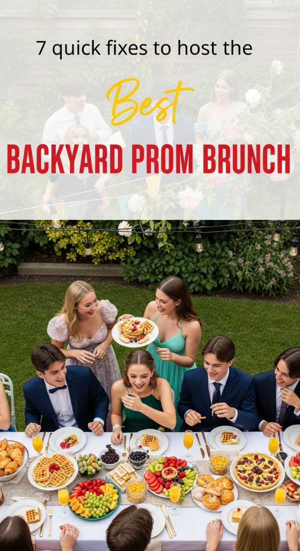 7 Quick Fixes To Host The Best Backyard Prom Brunch 69efa7a29bd52