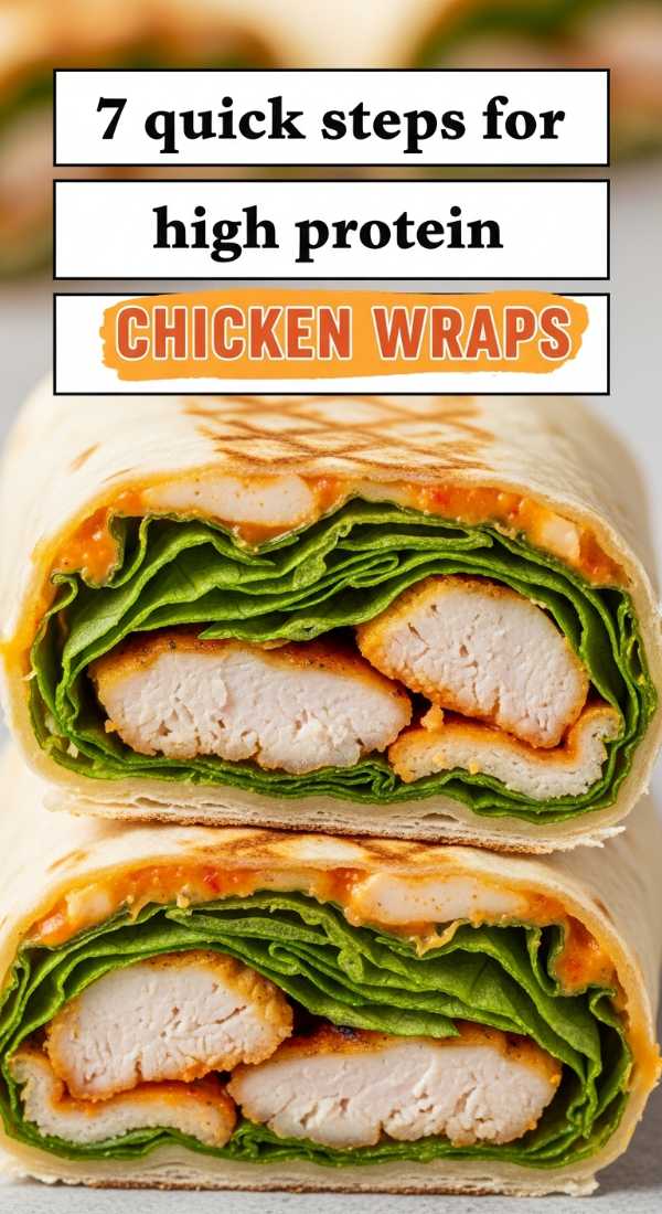 7 Quick Steps For High Protein Chicken Wraps 69e5d13299267