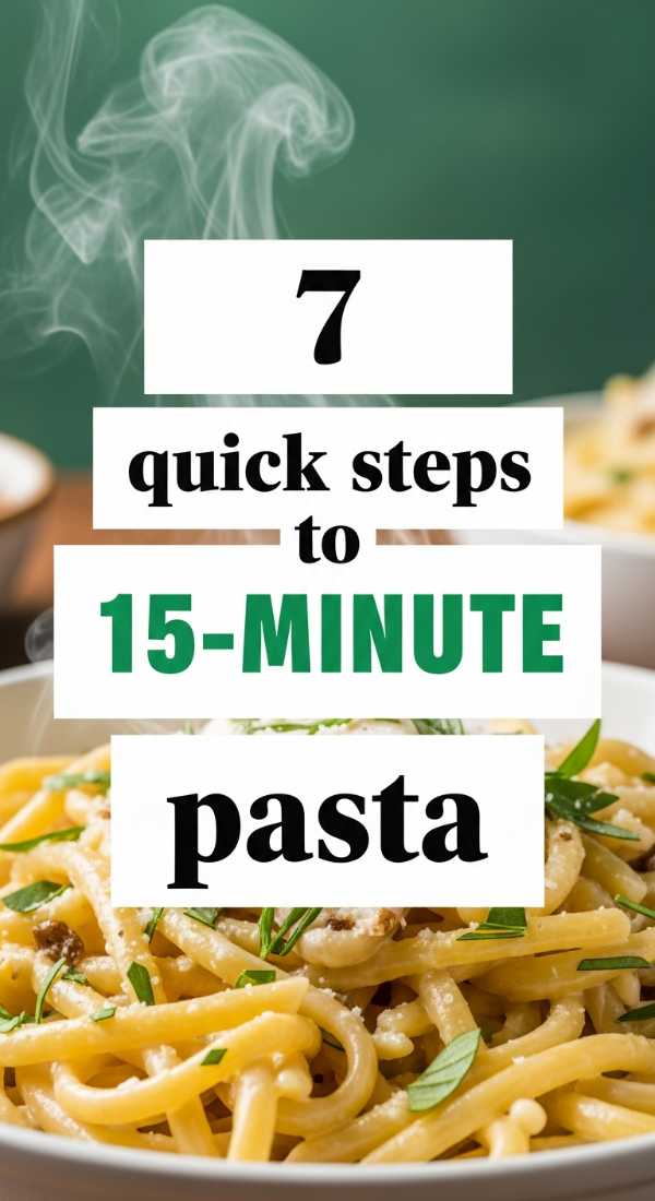 7 Quick Steps To 15 Minute Pasta 69ef4b65b386c