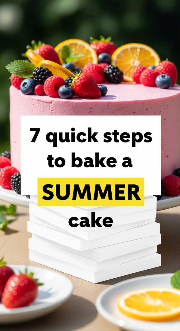 7 Quick Steps To Bake A Summer Cake 69ef4b74bea1a