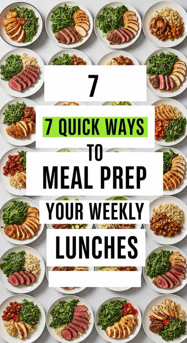 7 Quick Ways To Meal Prep Your Weekly Lunches 69e20d2e24b4b
