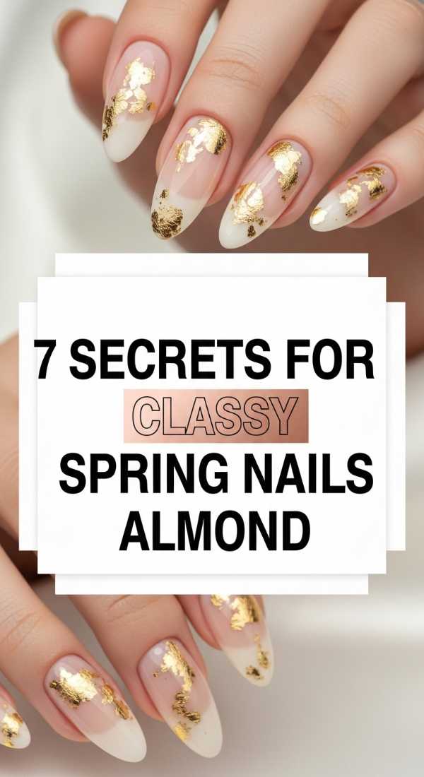 7 Secrets For Classy Spring Nails Almond 69e759992674c