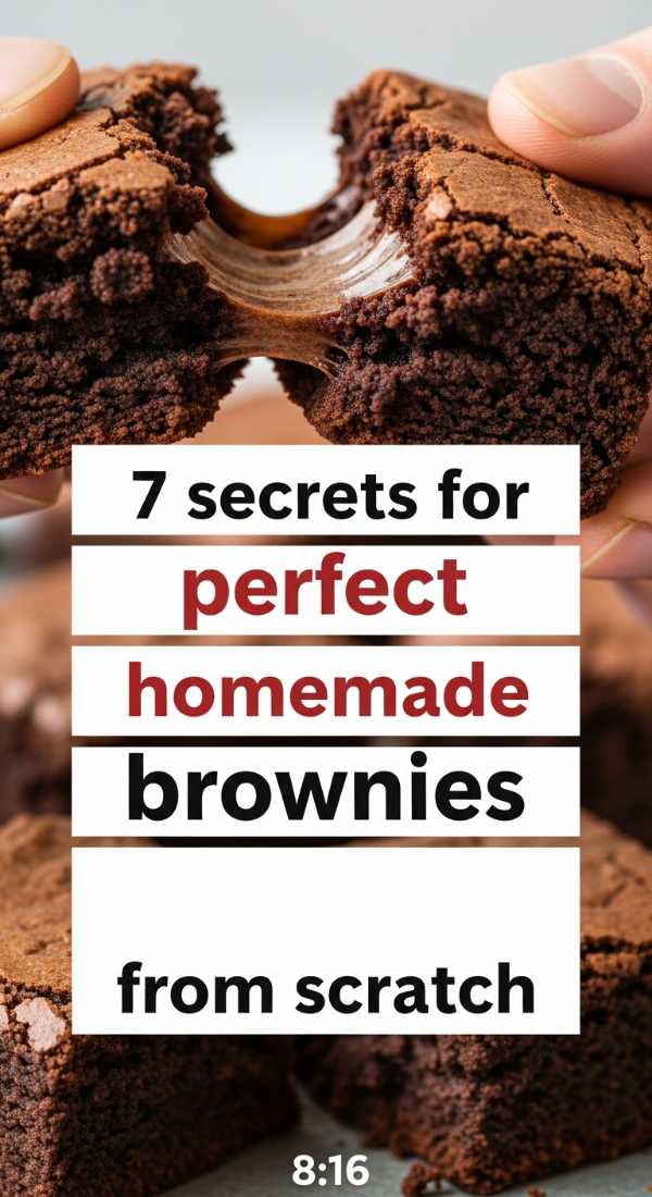 7 Secrets For Perfect Homemade Brownies From Scratch 69f1970e11c19