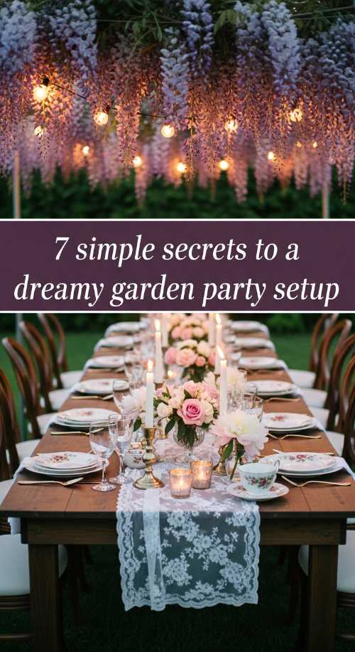 7 Secrets to a Dreamy Garden Party Setup