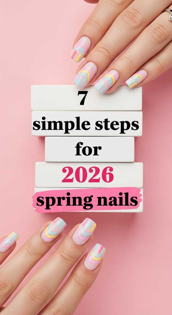 7 Simple Steps For 2026 Spring Nails 69e3c1c8750ac