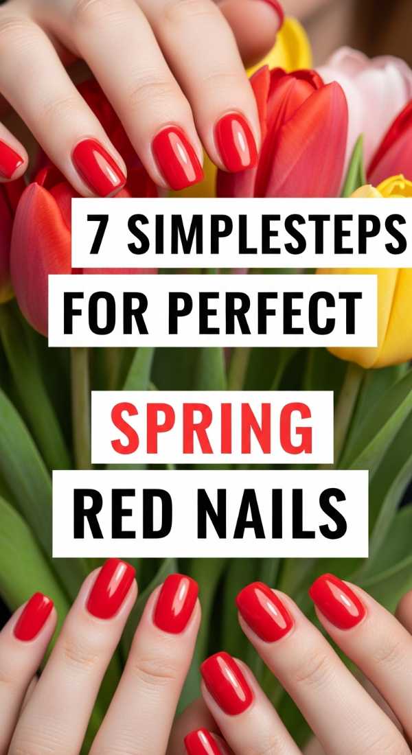 7 Simple Steps For Perfect Spring Red Nails 69ed0bb3cecaf