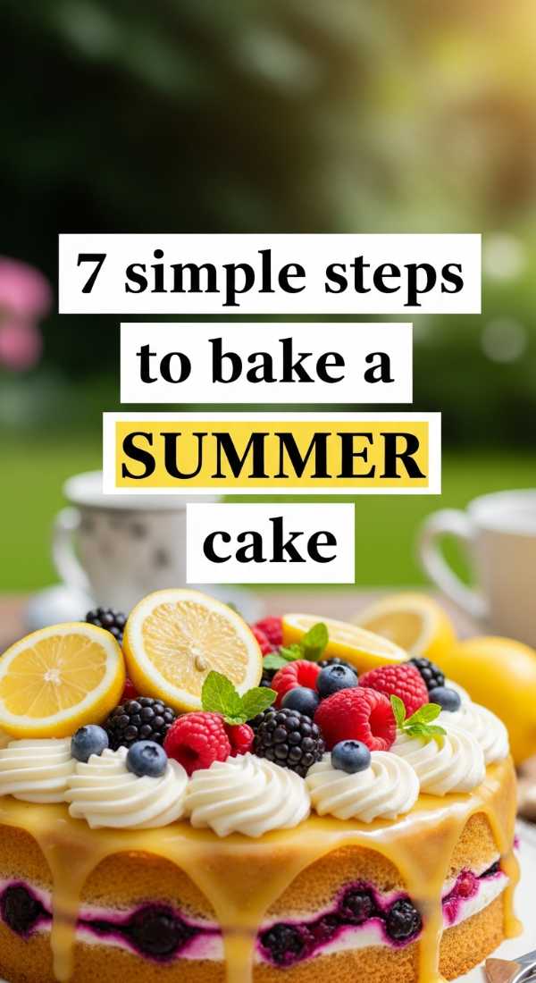 7 Simple Steps To Bake A Summer Cake 69f05aab85d6e