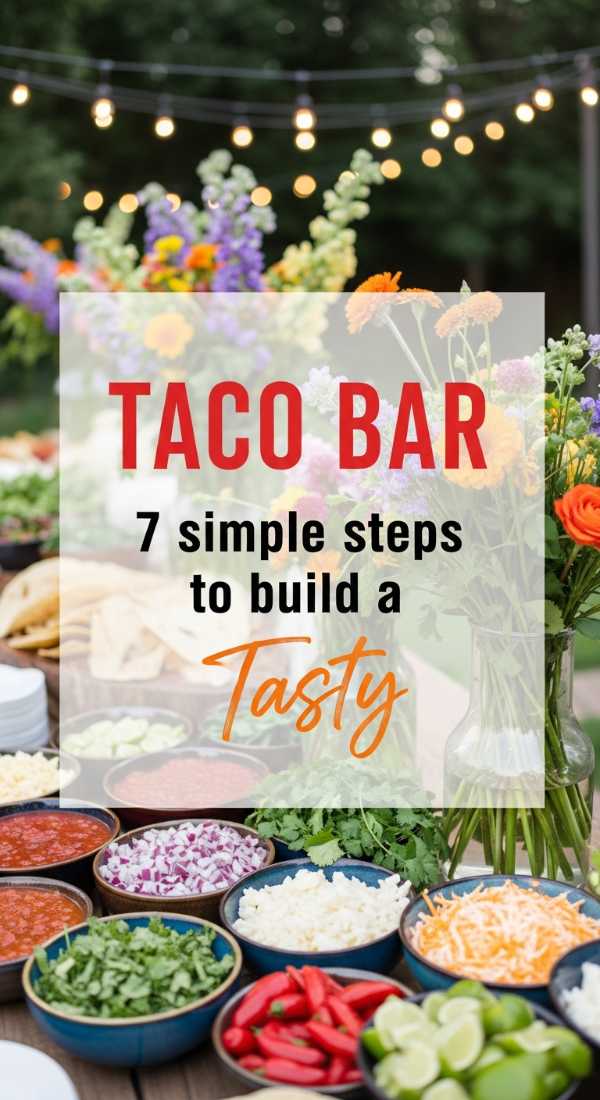 7 Simple Steps To Build A Taco Bar 69ecac890a1b4