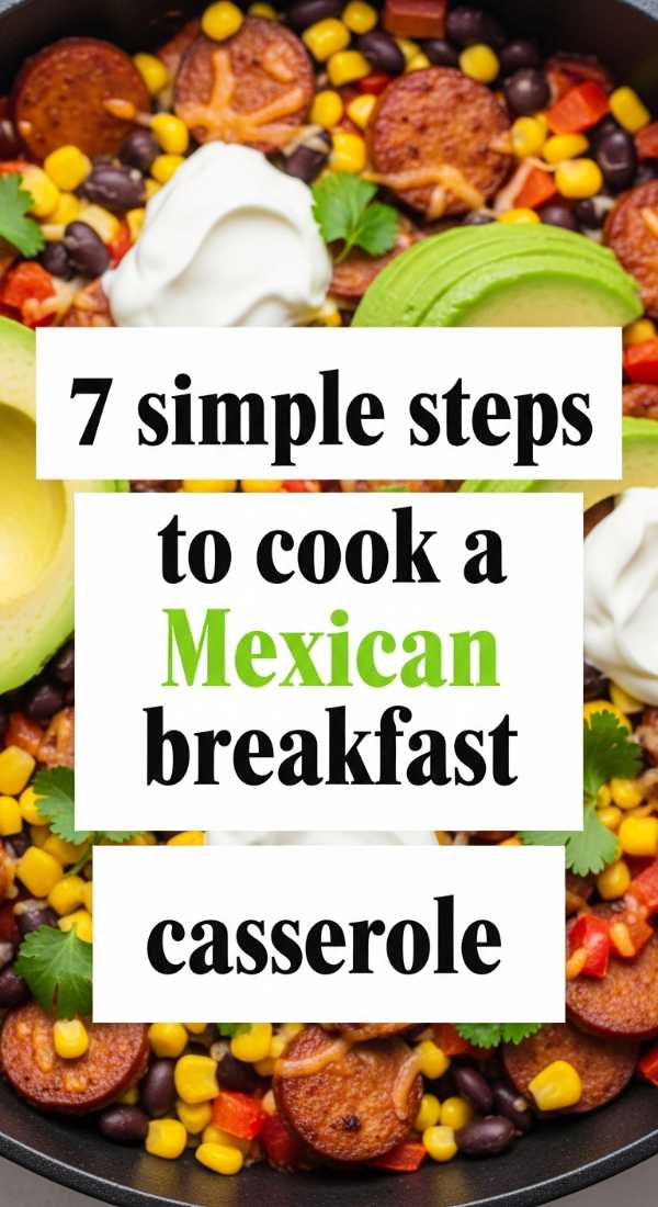 7 Simple Steps To Cook A Mexican Breakfast Casserole 69e5d85fd6692