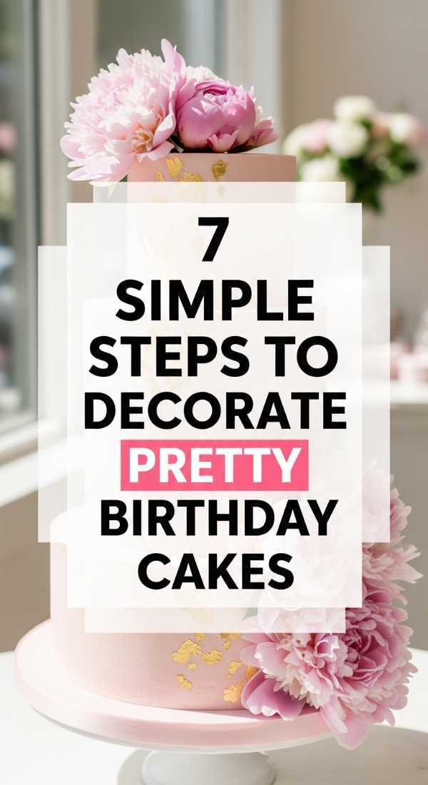 7 Simple Steps To Decorate Pretty Birthday Cakes 69edfa7daecfa