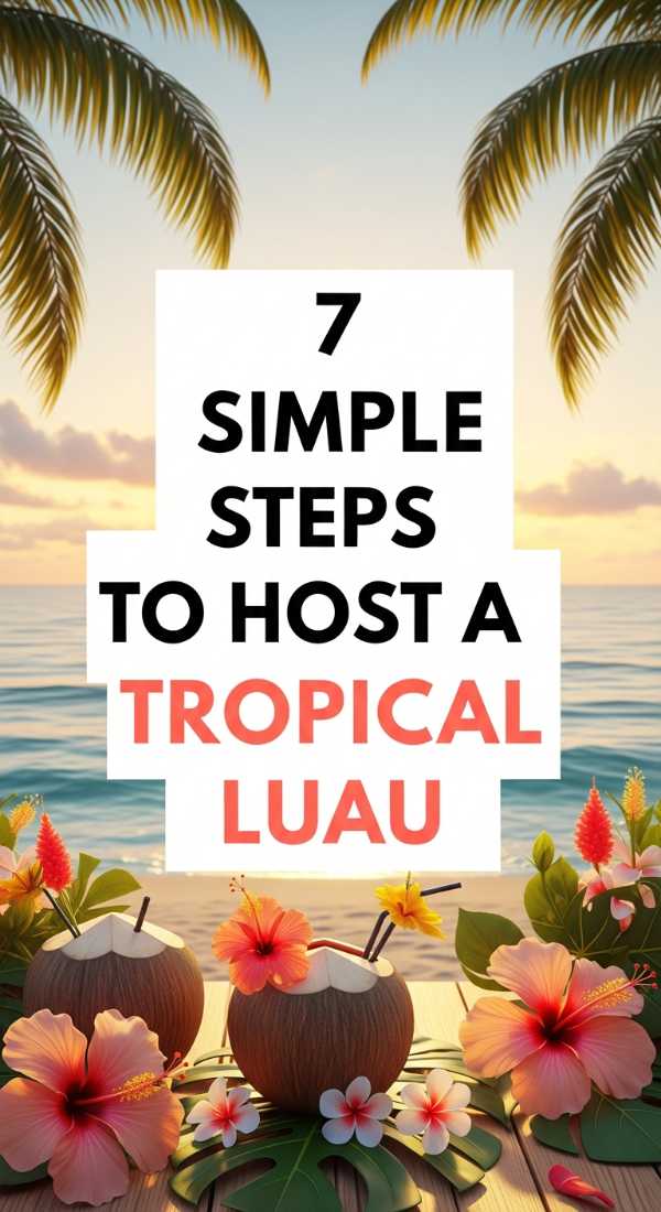 7 Simple Steps To Host A Tropical Luau 69ecb0813e47b
