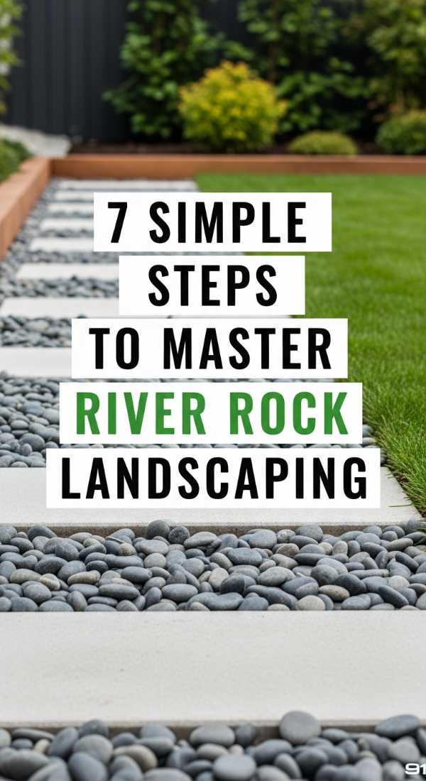 7 Simple Steps To Master River Rock Landscaping 69ee5bd092bd1