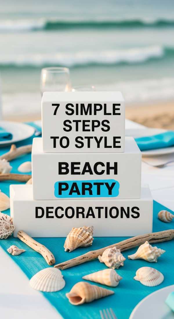 7 Simple Steps To Style Beach Party Decorations 69e60f4612714