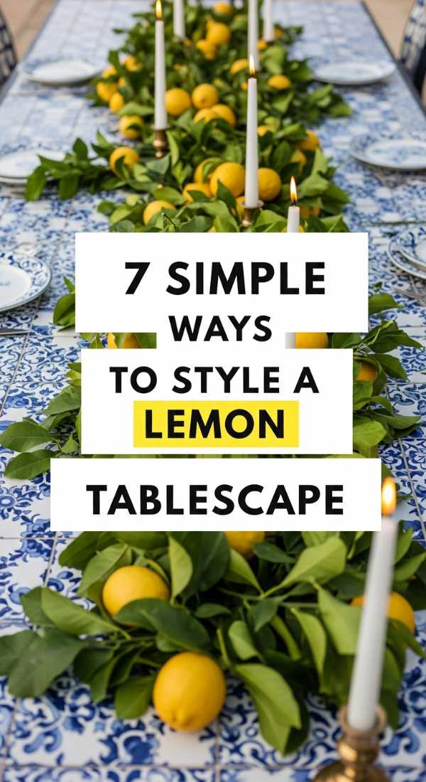 7 Simple Ways To Style A Lemon Tablescape 69ee54d6d3d23