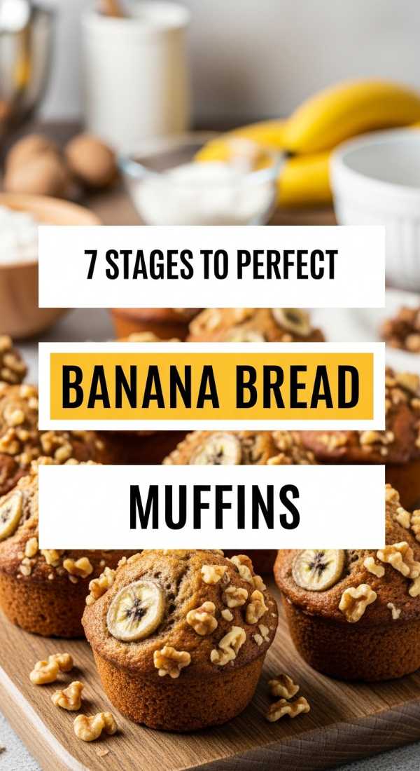 7 Stages To Bake Perfect Banana Bread Muffins 69e5d858ade74