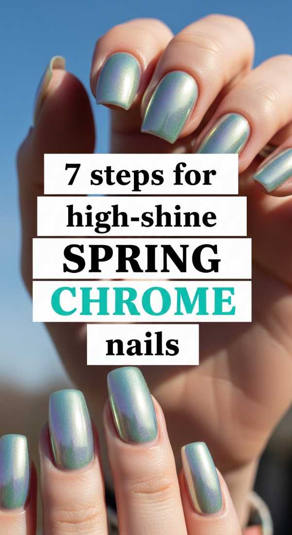 7 Steps For High Shine Spring Chrome Nails 69efb167b35d1