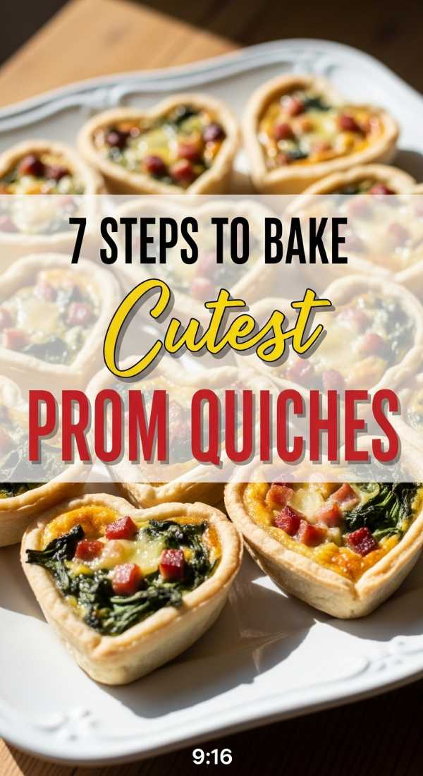 7 Steps To Bake The Cutest Prom Brunch Quiches 69e8f8e2c5b4c