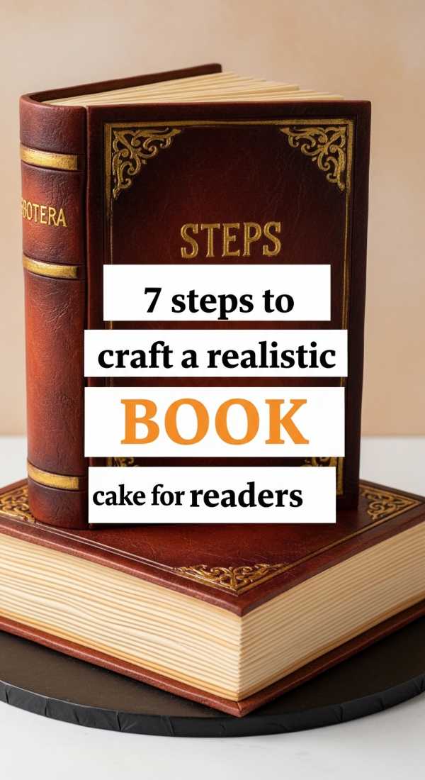 7 Steps To Craft A Realistic Book Cake For Readers 69ef4679700bc