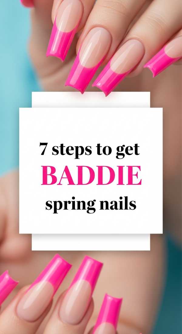 7 Steps To Get Baddie Spring Nails 69e3c1d744c58