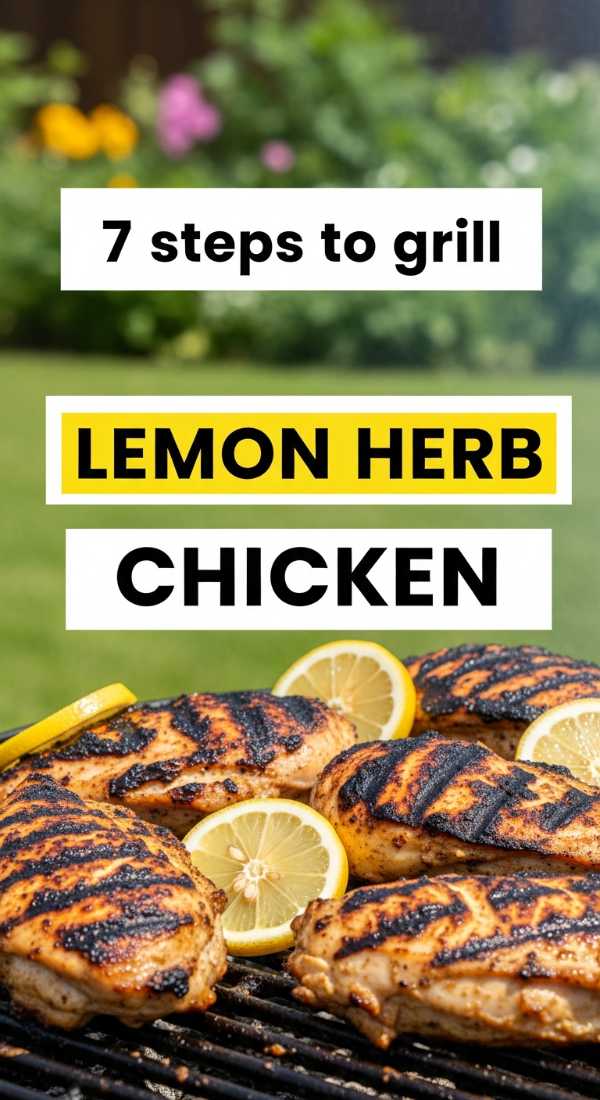 7 Steps To Grill Lemon Herb Chicken 69e21f0faa0c8