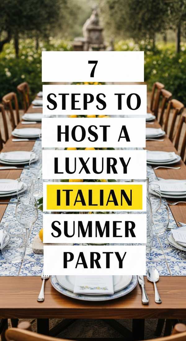 7 Steps To Host A Luxury Italian Summer Party 69e32d8c8c85c