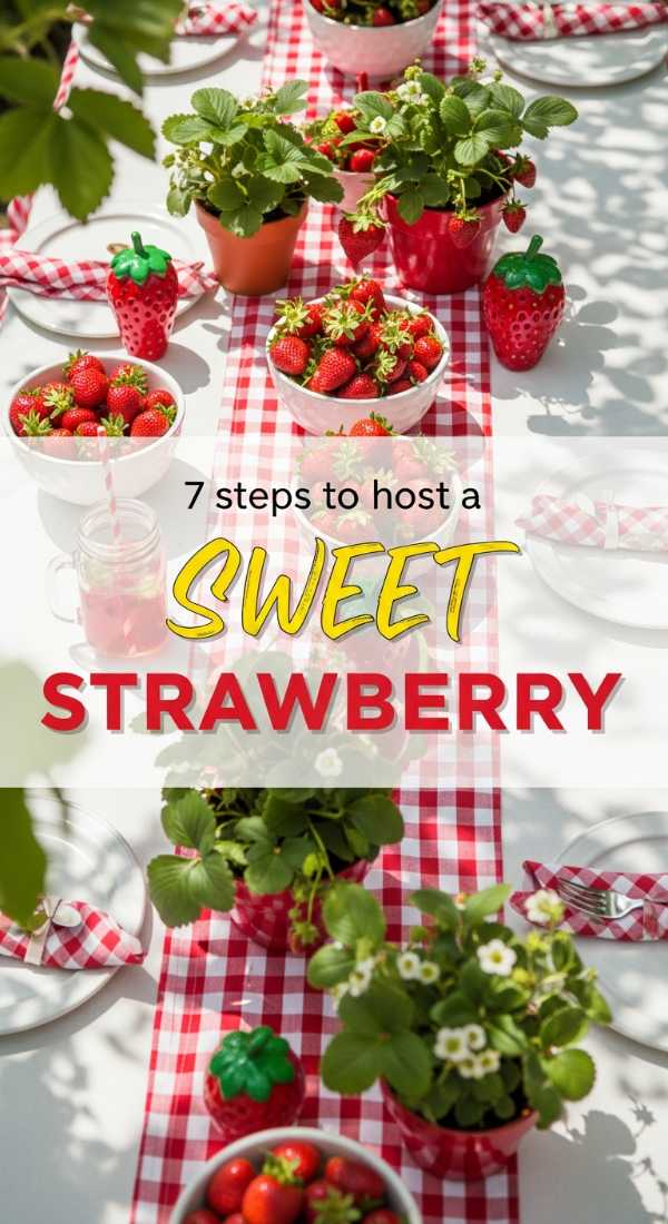 7 Steps To Host A Sweet Strawberry Birthday Party At Home 69e4ae3a47240