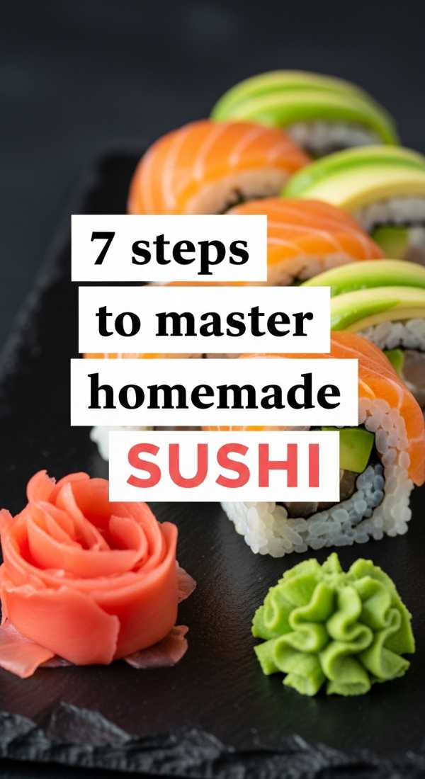 7 Steps To Master Homemade Sushi 69e4702d76ed7