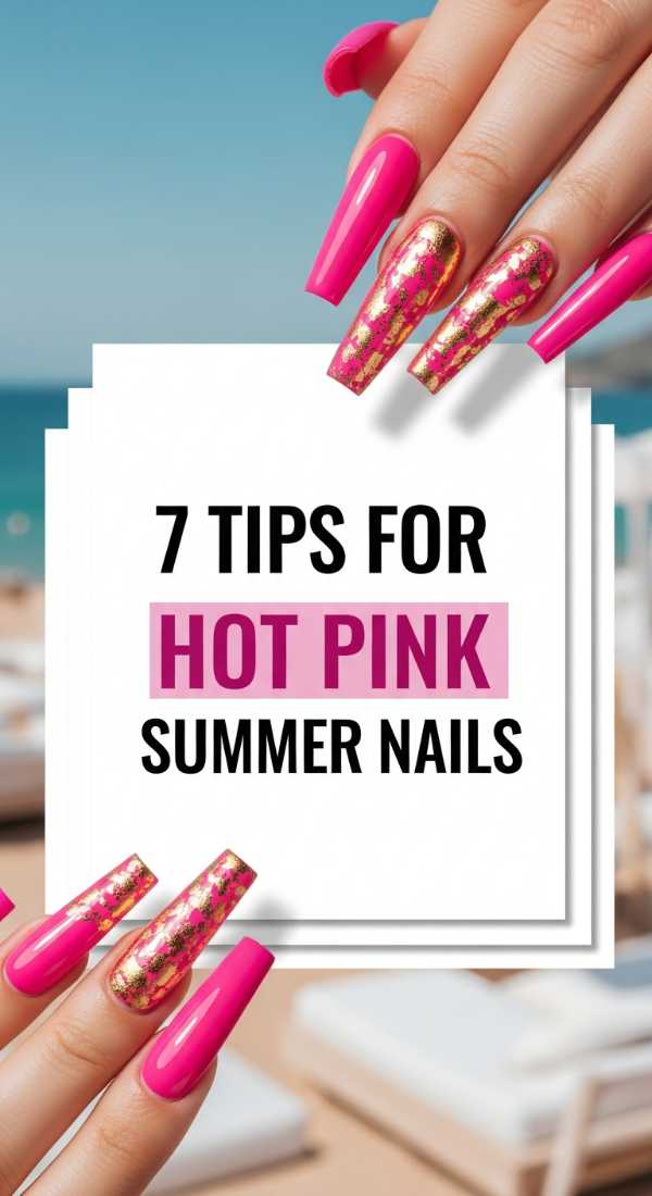 7 Tips For Hot Pink Summer Nails 69f2f814f2342