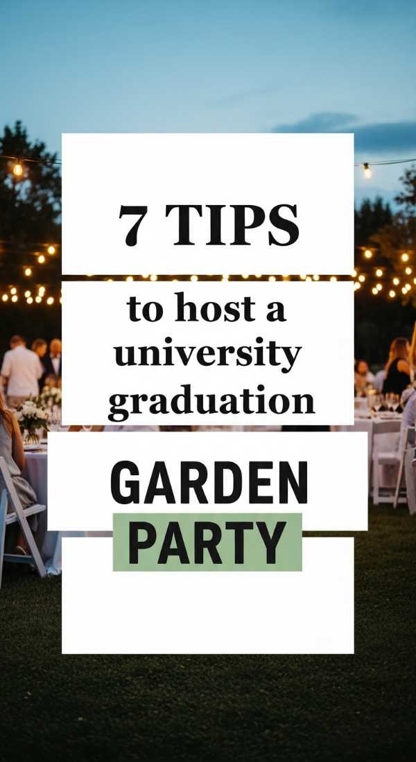 7 Tips To Host A University Graduation Garden Party 69ecb0754e541