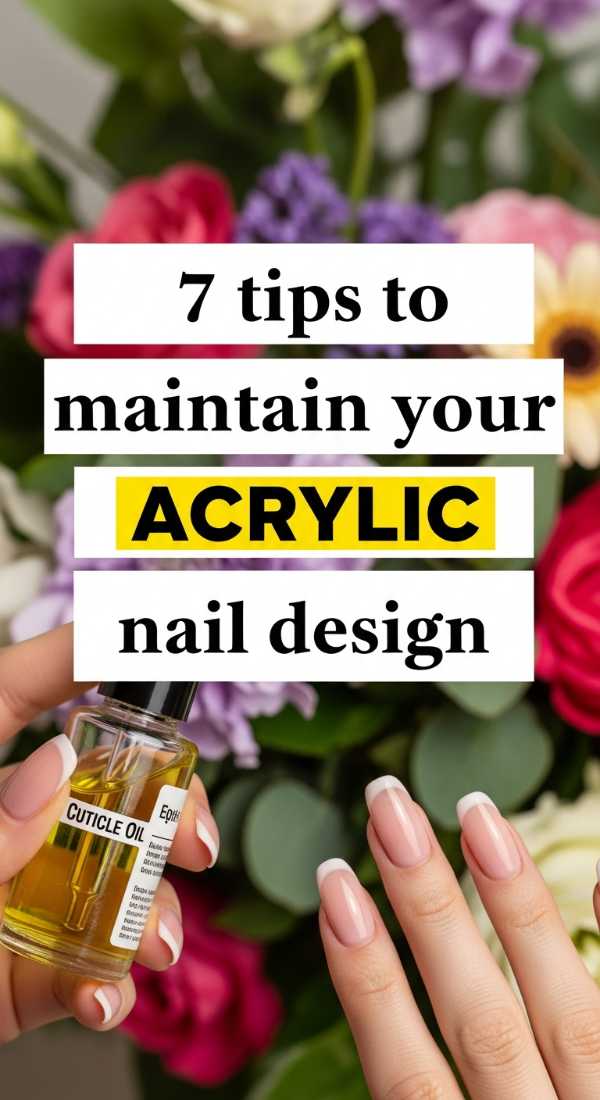 7 Tips To Maintain Your Acrylic Nail Design 69e3c06b2896a