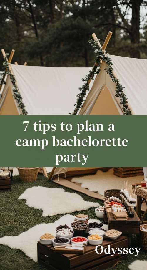 7 Tips to Plan a Camp Bachelorette Party