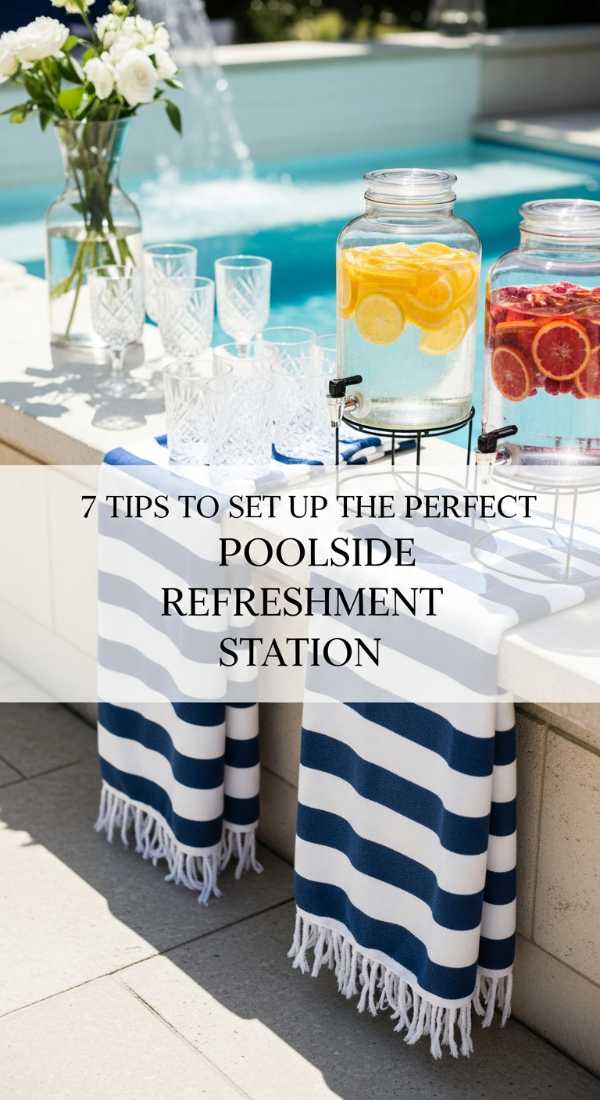 7 Tips To Set Up The Perfect Poolside Refreshment Station 69e32738bbbcd