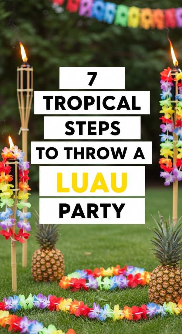 7 Tropical Steps To Throw A Luau Party 69efae42acc0e