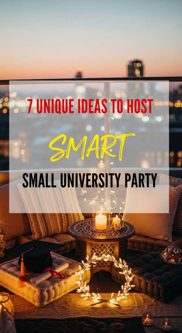 7 Unique Ideas To Host A Small University Graduation Party 69e8f8d8c9c12