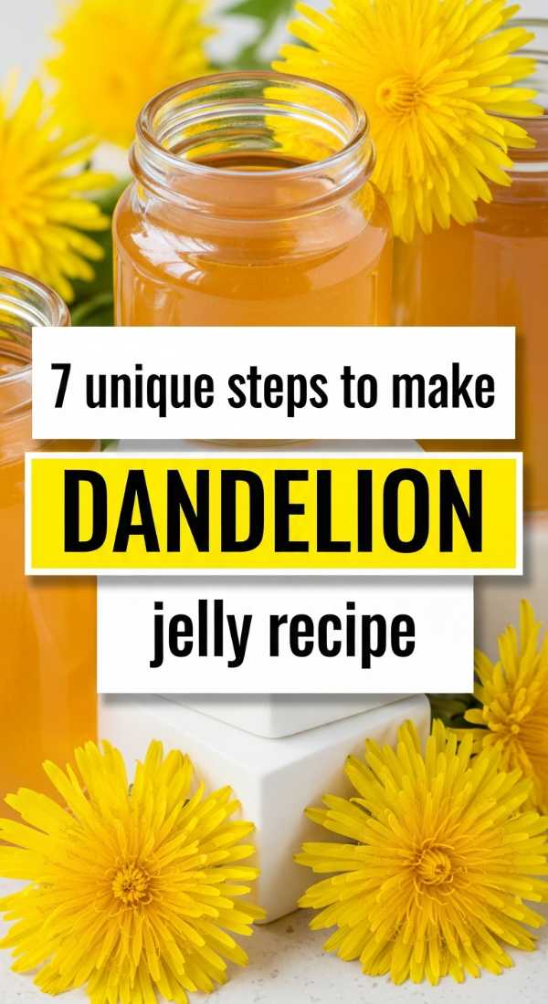 7 Unique Steps To Make Dandelion Jelly Recipe 69e9b56776acc