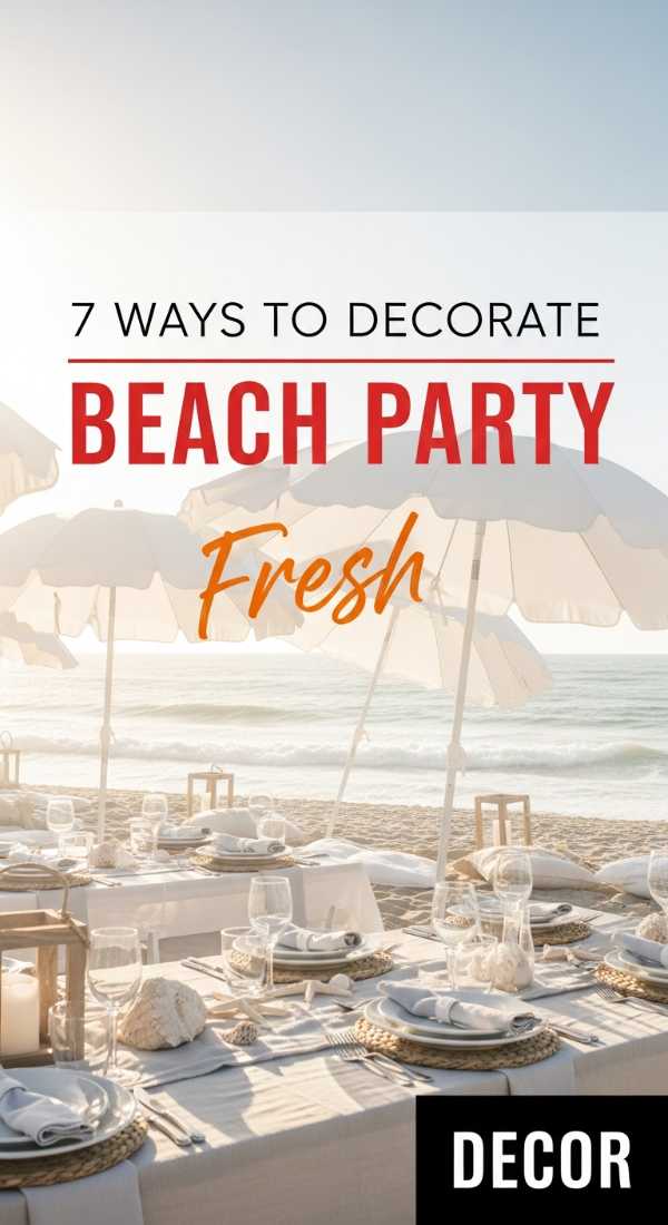 7 Ways To Decorate Your Beach Party 69e4ae346c577