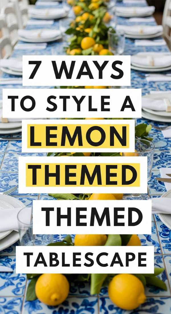 7 Ways To Style A Lemon Themed Tablescape 69ee54ed9ed58
