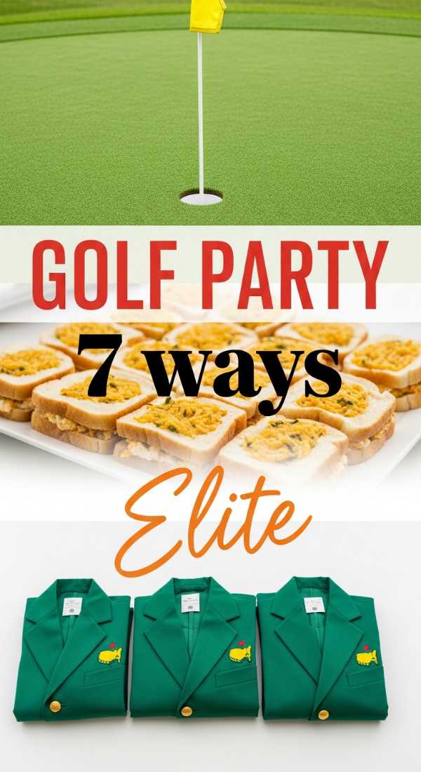 7 Ways To Throw A Masters Golf Party 69e605c4a6939