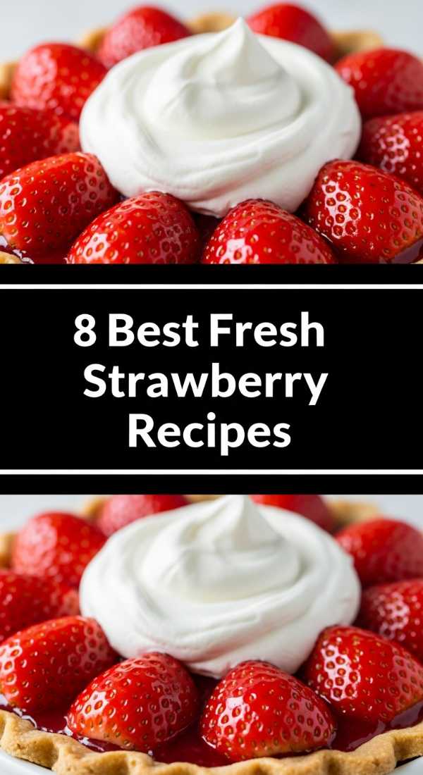 8 Best Fresh Strawberry Recipes Step By Step Guide 69f253a9684b2