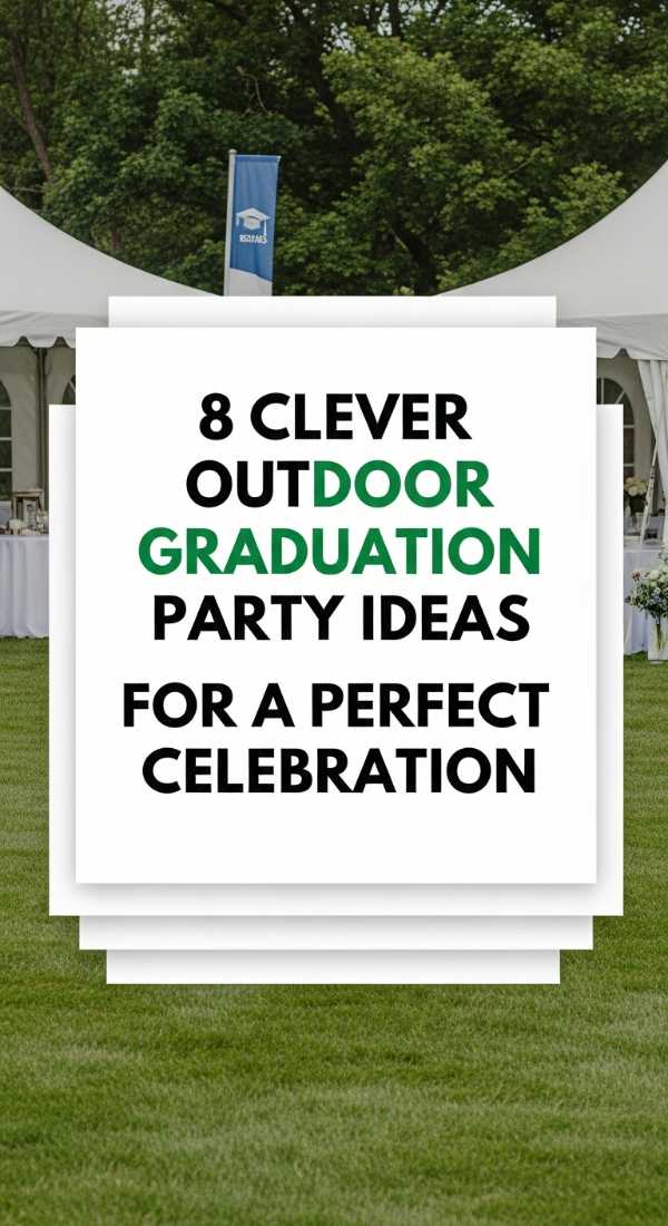 8 Clever Outdoor Graduation Party Ideas For A Perfect Celebration 69e60f49233f2