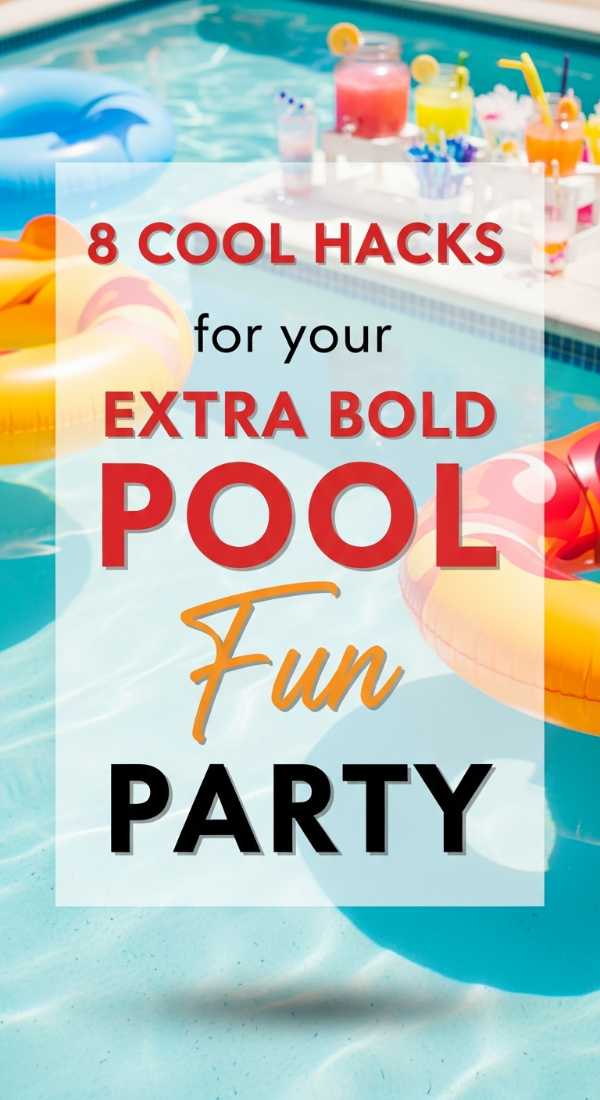 8 Cool Hacks For Your Next Pool Party Setup 69e605d1bd65f