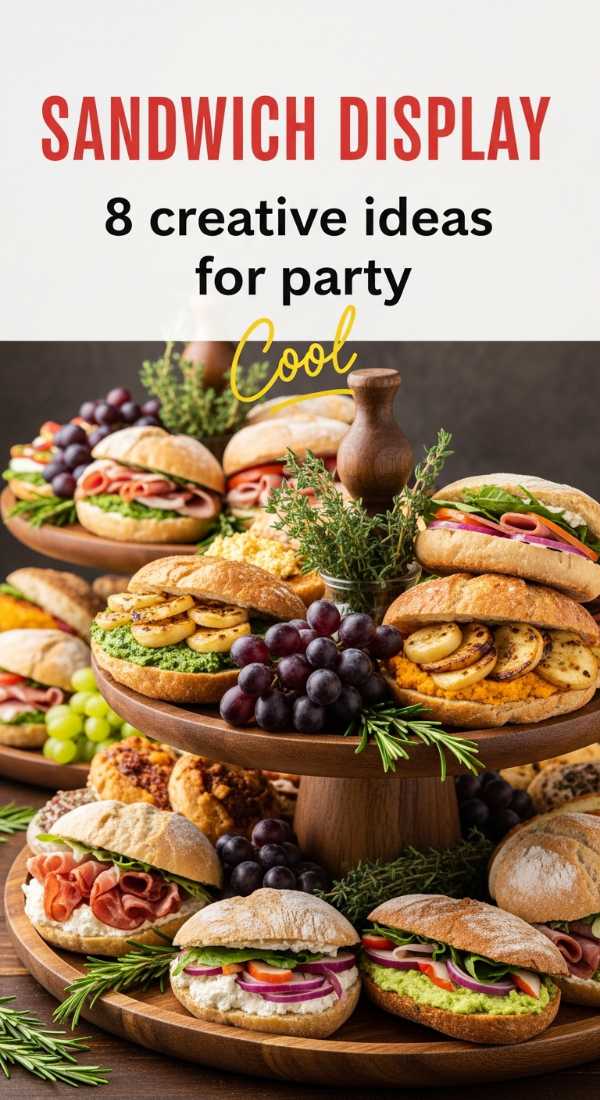 8 Cool Sandwich Display Ideas For Your Party 69f2f0d8e06a5