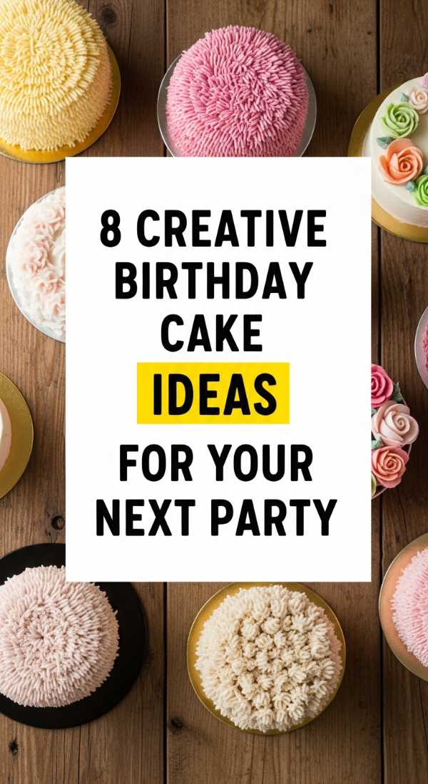 8 Creative Birthday Cake Ideas For Your Next Party 69edfa7f13bd1