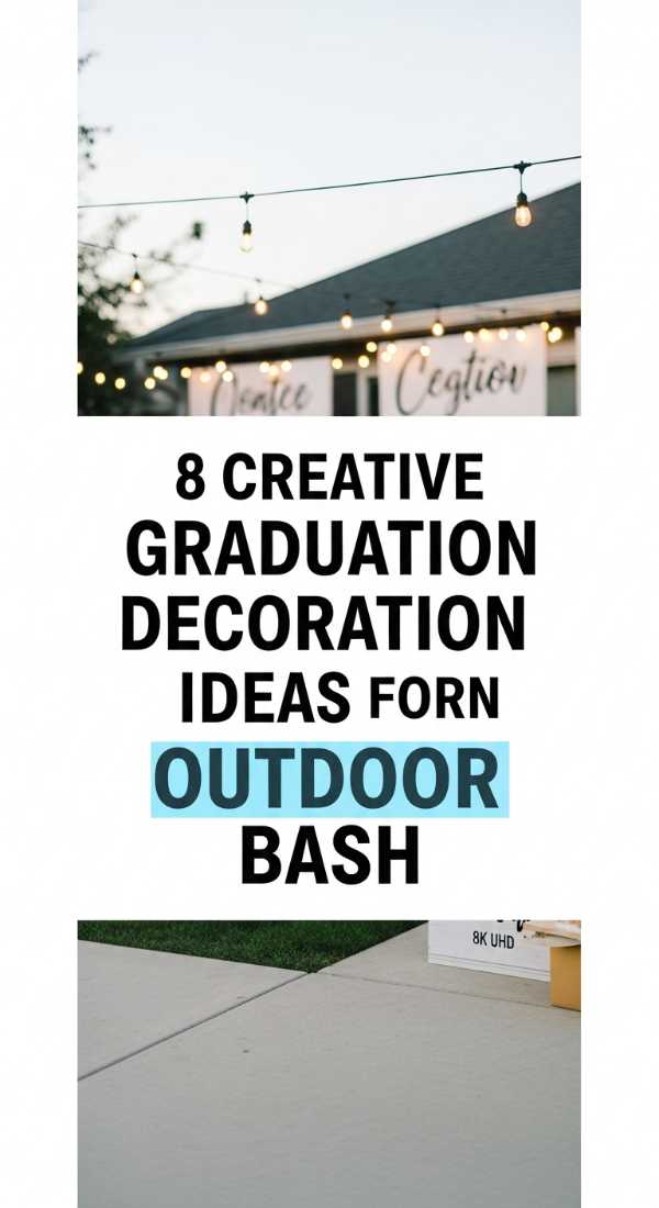 8 Creative Graduation Decoration Ideas For An Outdoor Bash 69eb9609822f4